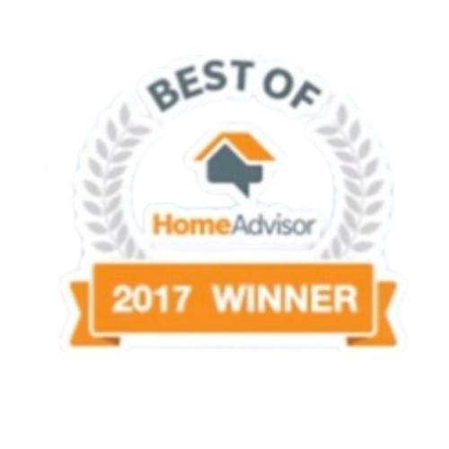HomeAdvisor top rated award badge