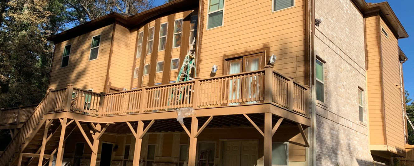 Exterior painting album cover